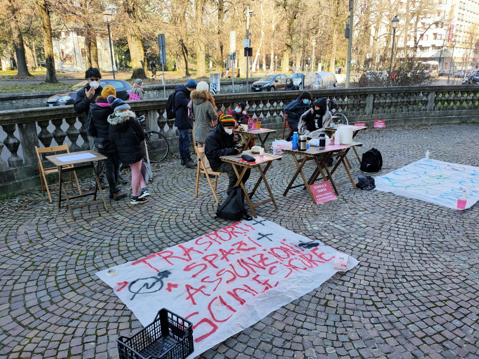 scuola protesta studenti dad liceo chierici reggio emilia covid 16 1 (1)