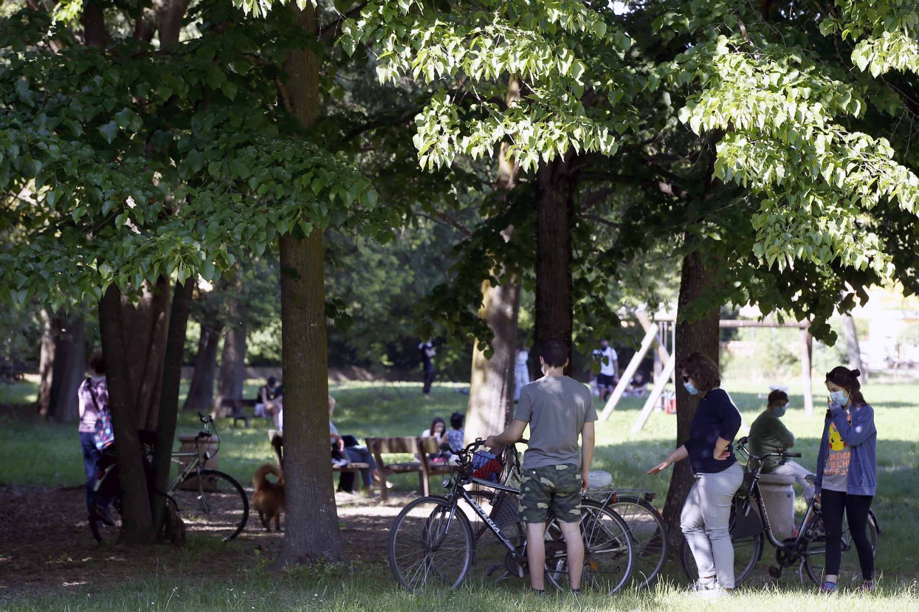 Covid19, i reggiani si riprendono il loro parco più amato. FOTO & VIDEO Telereggio Covid19, i reggiani si riprendono il loro parco più amato. FOTO & VIDEO Telereggio