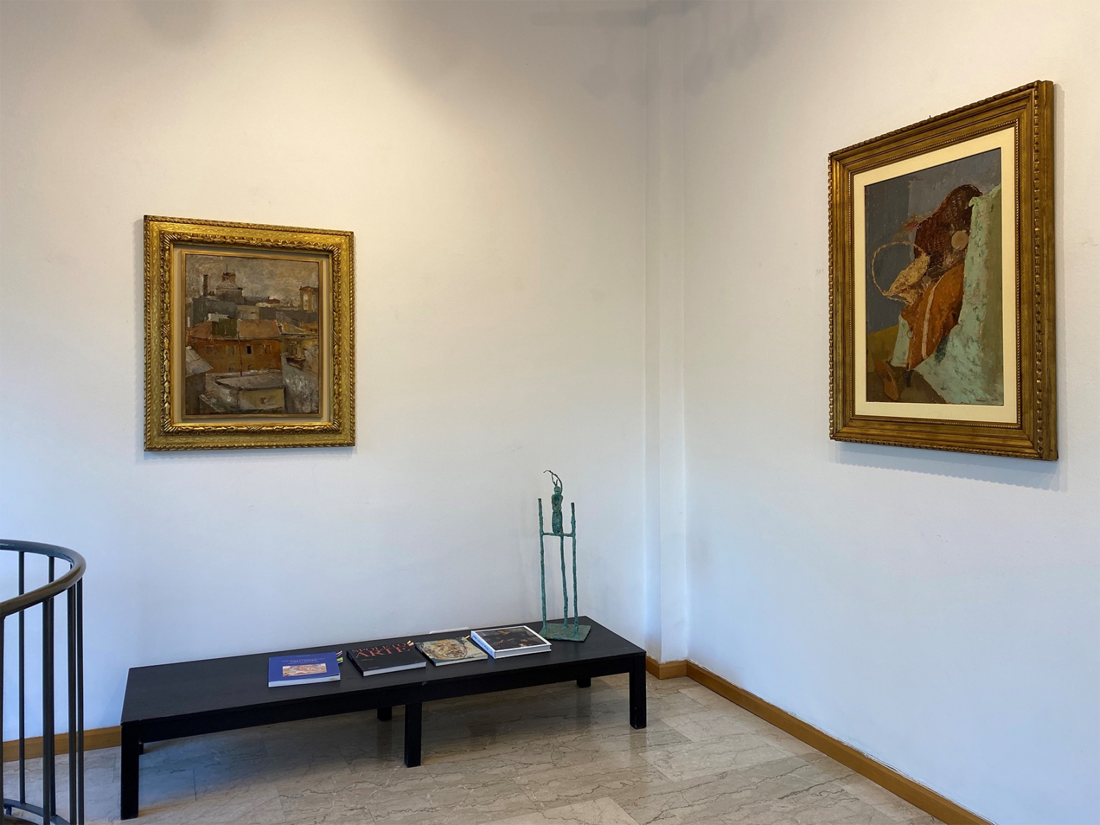 Veduta della mostra Fausto Pirandello, Poesia della cruda realtà, Galleria de' Bonis, Reggio Emilia (1)