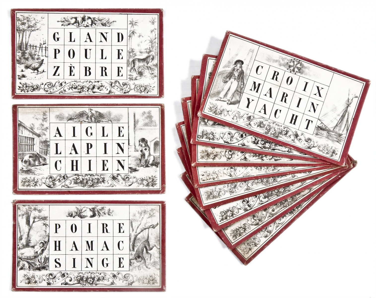 i come imbuto_GiocoDiLetturaFrancese_1860-1890