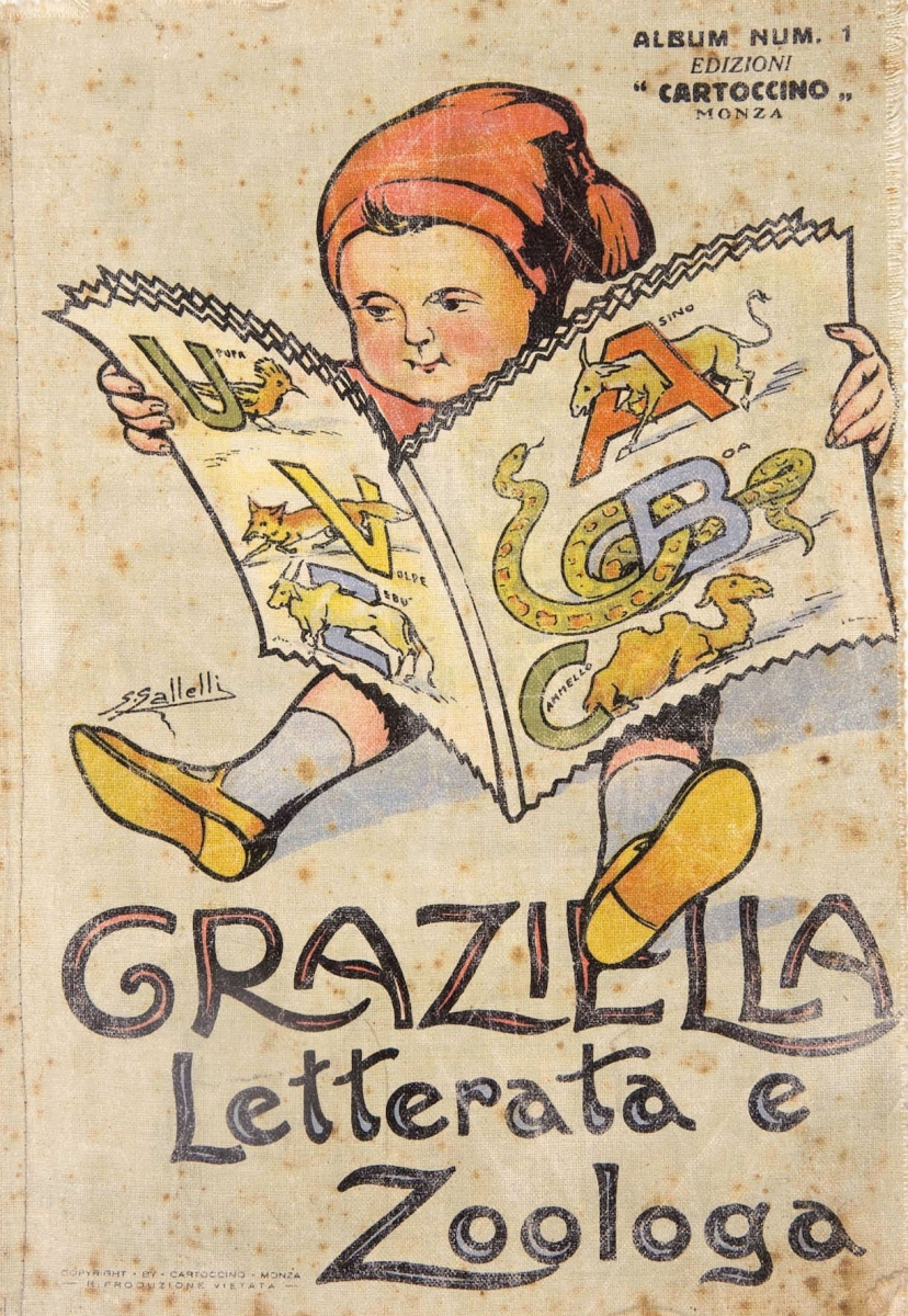 i come imbuto_Grazielle-letterata-e-zoologa_Cartoccino_1926-1932