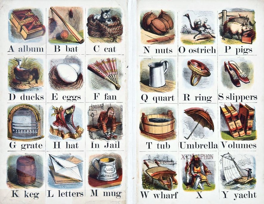 i come imbuto_Little-childs-home-abc-book_1883