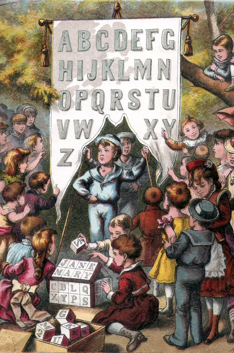 i come imbuto_The-Doings-of-the-Alphabet_1880-1889