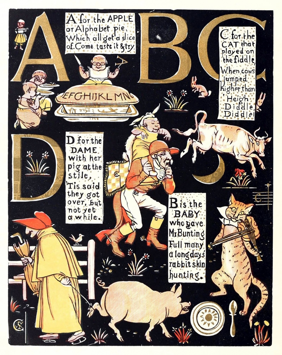 i come imbuto_WalterCrane_Absurd-alphabet_1898