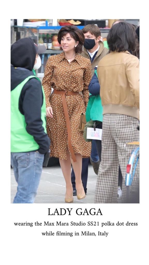 lady gaga max mara film gucci milano (1)