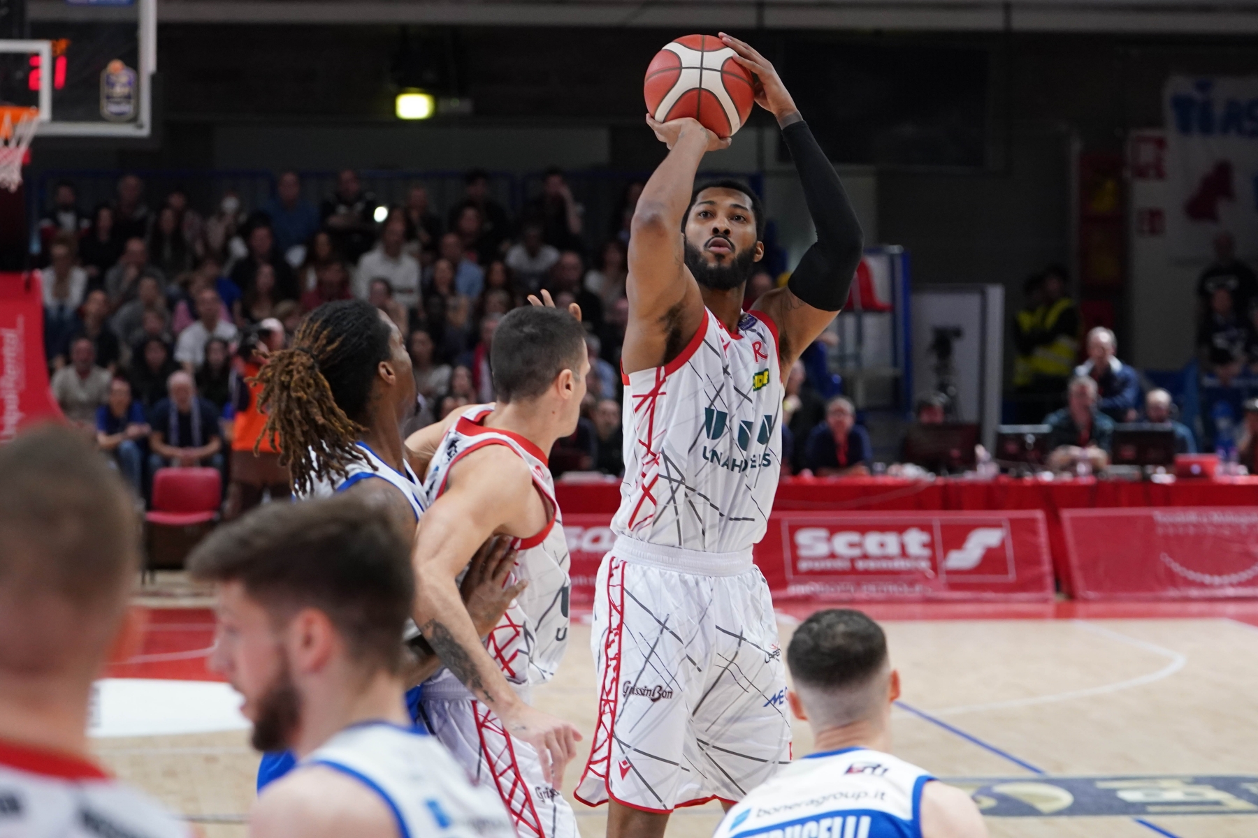 Mikael HopkinsUnahotels Reggio Emilia - Germani BresciaLBA Legabasket Serie A UnipolSAI 2022/2023Reggio Emilia, 23/04/2023 Mikael Hopkins
Unahotels Reggio Emilia - Germani Brescia
LBA Legabasket Serie A UnipolSAI 2022/2023
Reggio Emilia, 23/04/2023