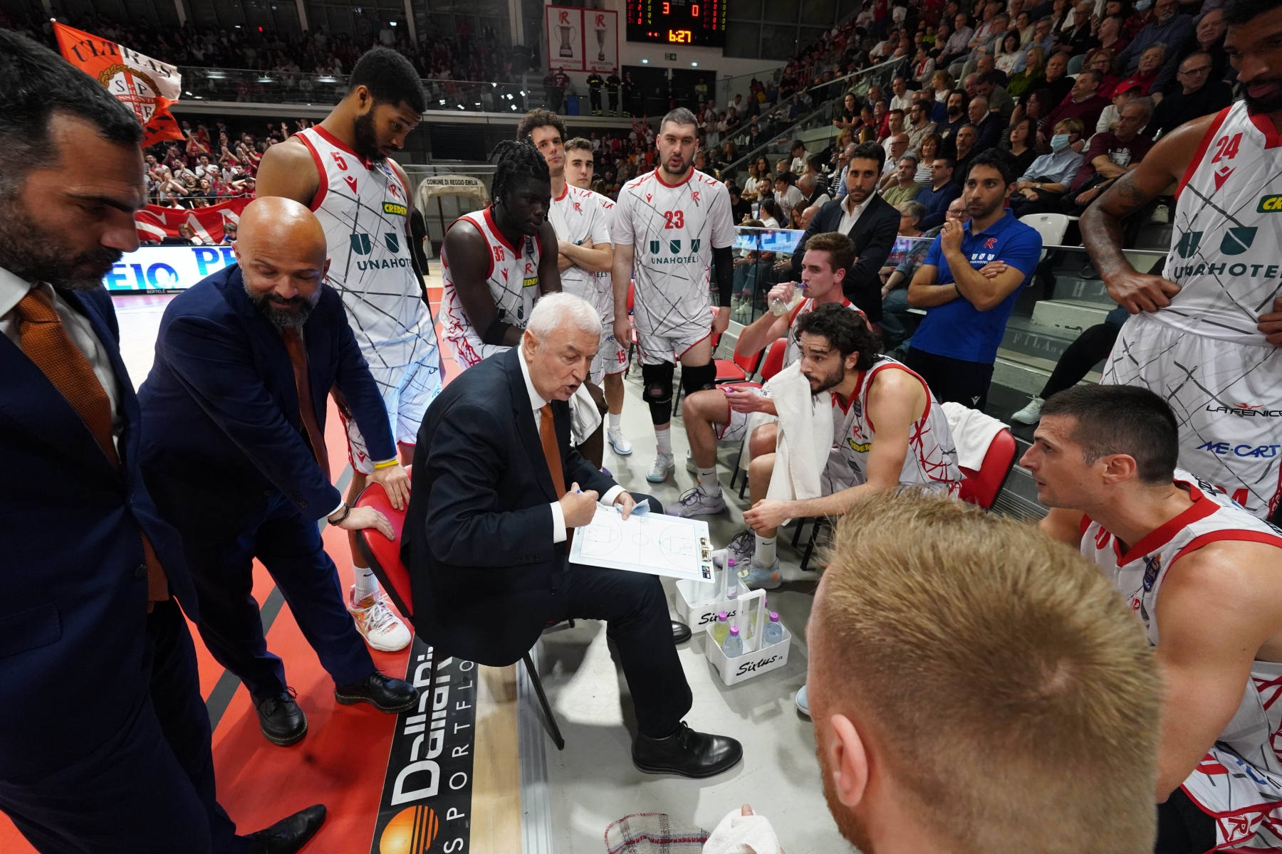 Unahotels Reggio Emilia - Germani BresciaLBA Legabasket Serie A UnipolSAI 2022/2023Reggio Emilia, 23/04/2023Sakota Unahotels Reggio Emilia - Germani Brescia
LBA Legabasket Serie A UnipolSAI 2022/2023
Reggio Emilia, 23/04/2023
Sakota