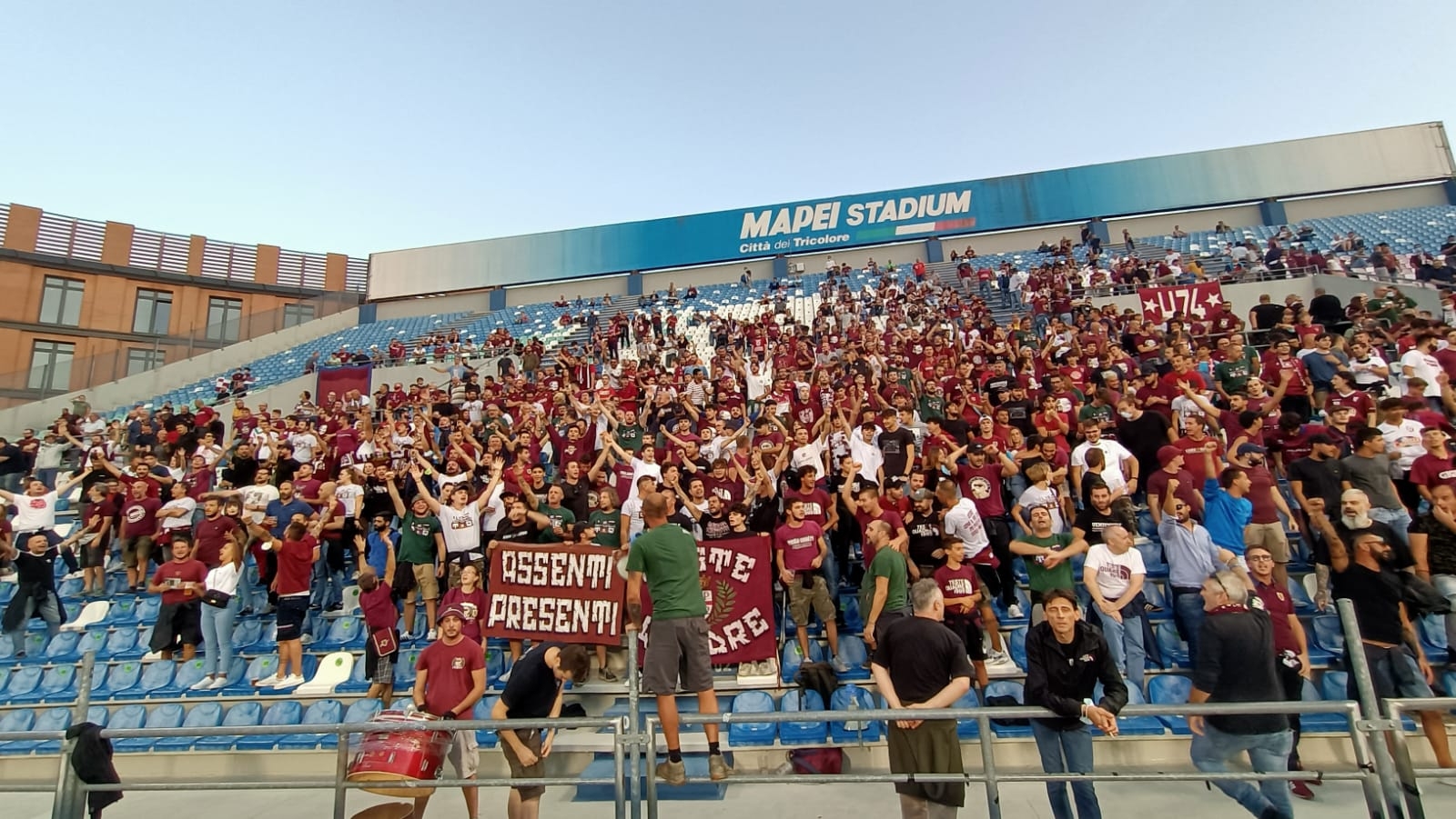 tifosi reggiana montevarchi covid prima volta (2)