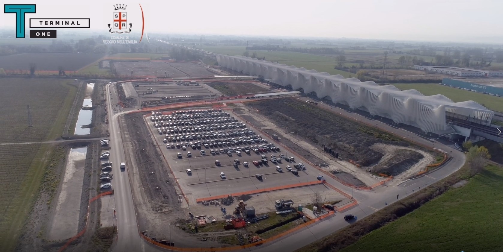 Stazione Av Mediopadana - cantieri parcheggi 01