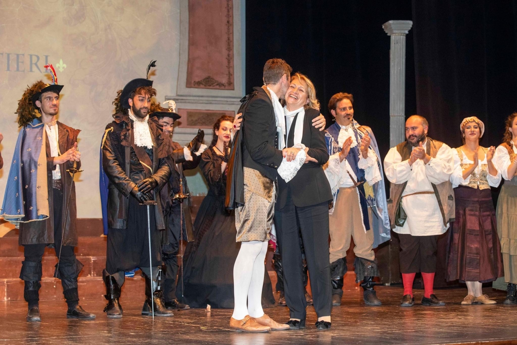 i tre moschettieri teatro ariosto famiglia tirelli per curare onlus 2023 4 (4)